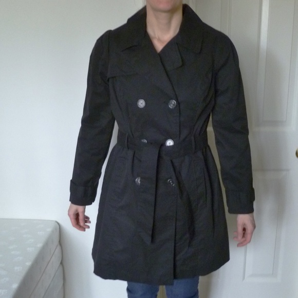 La Redoute Jackets Coats Like New Beautiful Classic Black Trench